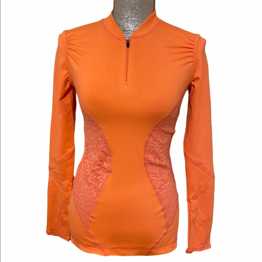NWT Vimmia Lace Half Zip Pullover S
